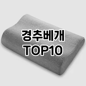 경추베개 추천 TOP10