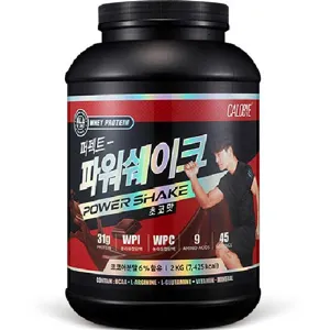 칼로바이 퍼펙트 파워쉐이크 초코맛 단백질보충제, 1개, 2kg