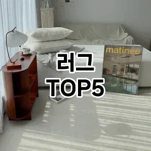 러그 추천 TOP5