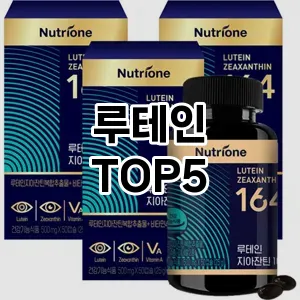 루테인 추천 TOP5