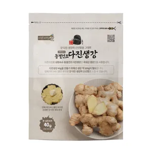 대령숙수 동결건조 다진생강 40g 국내산 생강, 1개, 40g