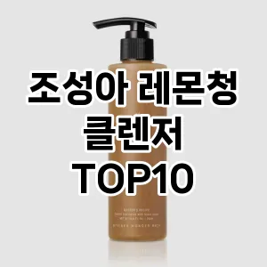 조성아 레몬청 클렌저 추천 TOP10