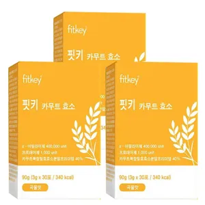 핏키 카무트 곡물 효소, 90g, 3박스