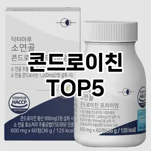 콘드로이친 추천 TOP5