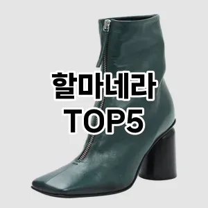 할마네라 추천 TOP5