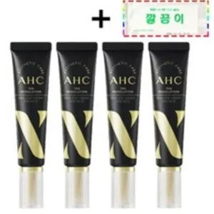 [2022년]최신상 AHC 아이크림 시즌10 텐 레볼루션 리얼 아이크림 포 페이스 30ml + 깔끔이 증정 세트구성