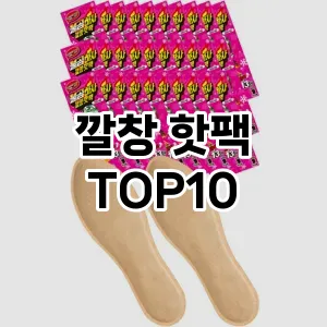 깔창 핫팩 추천 TOP10