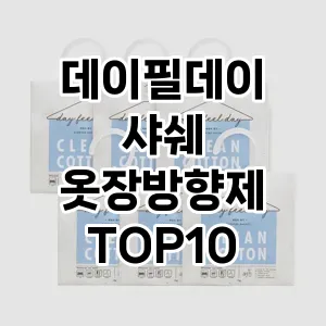 데이필데이 샤쉐 옷장방향제 추천 TOP10