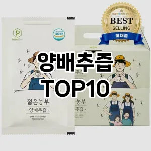 양배추즙 추천 TOP10