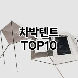 차박텐트  TOP10