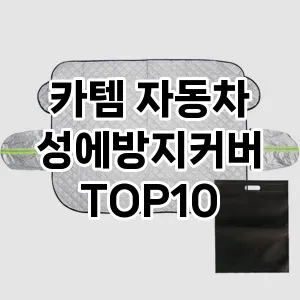 카템 자동차 성에방지커버  추천 TOP10