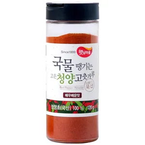 햇님마을 국물땡기는 국산 청양초100% 고운 고춧가루, 매우매운맛, 120g, 1개