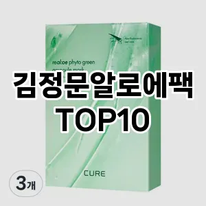 김정문알로에팩 TOP10