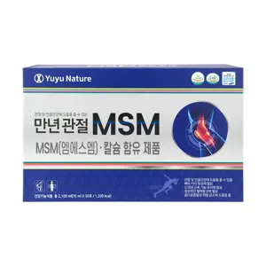 유유네이처 만년관절 MSM 칼슘 액상 파우치형 30포 선물세트 패키지 1세트