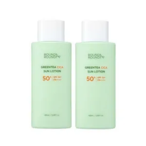 라운드어라운드 그린티 시카 선로션 100ml+100ml 더블 기획세트 SPF50+PA++++