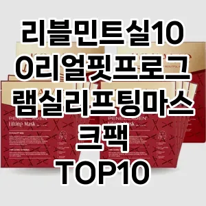 리블민트실100리얼핏프로그램실리프팅마스크팩