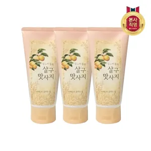 LG생활건강 온더바디 살구 스크럽 앤 클렌징 폼 120g x3개, 120g, 3개