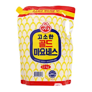 [베이킹레시피] 오뚜기 골드 마요네즈 3.2kg 스파우트팩 마요네스 스텐딩파우치 업소용 대용량