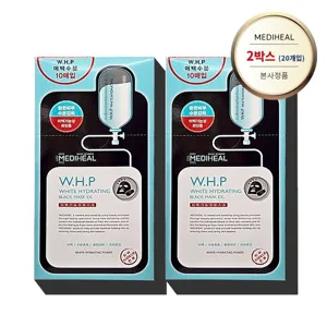 메디힐 WHP 미백수분 블랙 마스크팩 EX 1BOX (10ea)