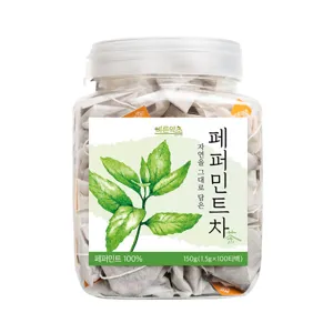 이너블릭 페퍼민트 차 100티백 PLA 친환경 필터, 1개, 1.5g, 100개입