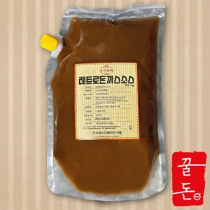 꿀돈 레트로돈까스소스, 2kg, 1팩