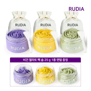 [루디아] [RUDIA]  비건 젤라또 팩 솝 115g*3종+25g+스패츌라3개+파우치3개