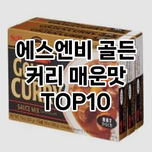 에스엔비 골든 커리 매운맛 TOP10