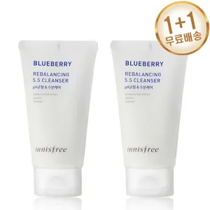 이니스프리 1+1 슈퍼푸드 블루베리 리밸런싱 5.5 클렌저 100ml