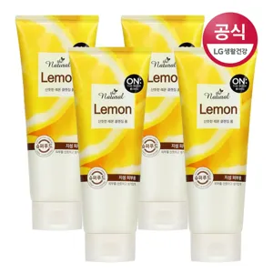 온더바디 더내추럴 산뜻한 레몬 클렌징폼 200g, 200g, 4개