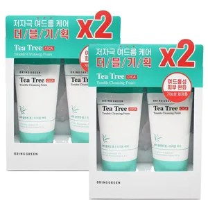 브링그린 티트리 시카 트러블 클렌징 폼 200mL 1+1, 2개, 200ml