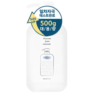 와더스킨 퓨어미 약알칼리성 폼클렌징, 500g, 1개