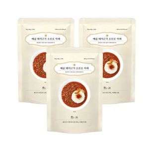 요이벤 매콤 돼지고기 소보로 카레, 150g, 3개