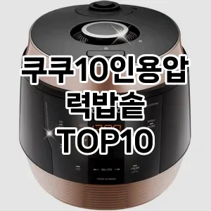 쿠쿠10인용압력밥솥 추천 TOP10