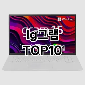 lg그램 추천 TOP10