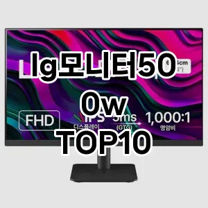 lg모니터500w 추천 TOP10