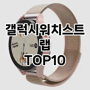 갤럭시워치스트랩 추천 TOP10