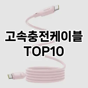 고속충전케이블 추천 TOP10