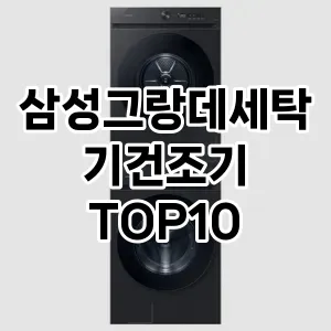 삼성그랑데세탁기건조기 추천 TOP10